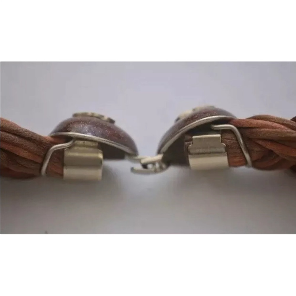 Chanel burnt orange silk belt. Size 30-34 - Picture 3 of 9